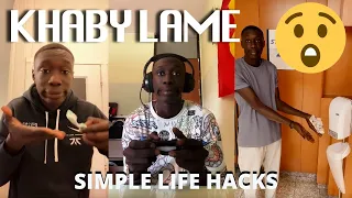 SIMPLE LIFE HACKS KHABY LAME 😂 | FUNNIEST LIFE HACK COMPILATIONS | EP1.