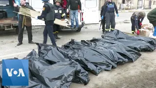 Irpin’s Dead Are Carried Out in Body Bags