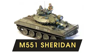 M551 Sheridan | USA light amphibious floating tank | US Airborne forces