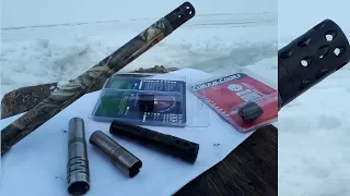 Kick's и Comp-N-Choke против стандартных сужений!!! Тестируем на Benelli Vinci !!!