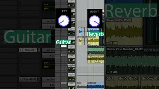 Guitar mixing trick for space and cleaner mixes
