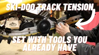 Ski-Doo Snowmobile Track Tension Adjustment!