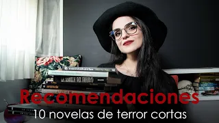 10 NOVELAS CORTAS de TERROR para leer de una sentada || moonlight books