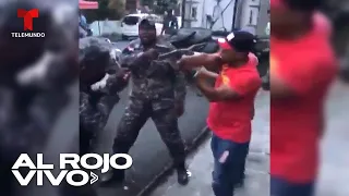 Un hombre se arrepiente y huye luego de amenazar con pistola a unos policías dominicanos