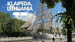 Streets of Klaipeda | Binaural Audio | 4K