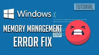 How Fix Memory Management Blue Screen on Windows 10 - SOLVED