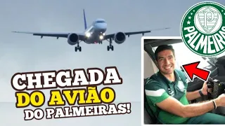 ESPETACULAR! IMAGENS DA CHEGADA DO AVIÃO DO PALMEIRAS!👏👏