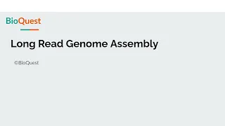 Long Read Genome Assembly Video Series