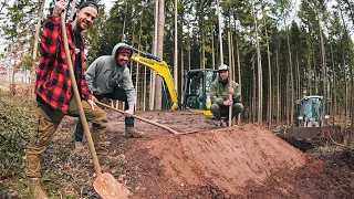 Wir bauen 1 Woche an neuer MTB Strecke! Mini-Bikepark AUCH für Anfänger | Nico Reuter& Fabio Schäfer