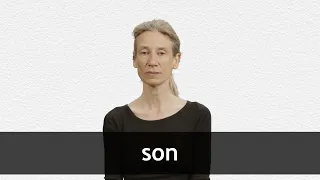 How to pronounce SON in French