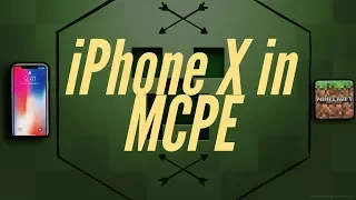 iPhone X in MCPE | What ??? 😲