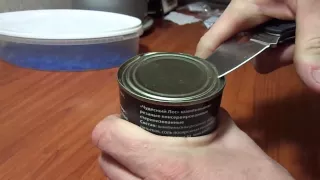 Как правильно открывать консервы ножом