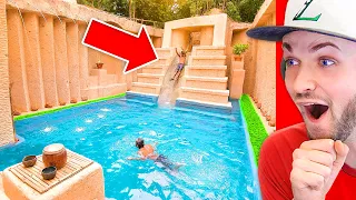 World’s *BEST* SECRET Underground POOL HOUSE!