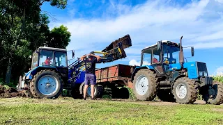 Вносимо Органіку💪плюс 100% до врожаю.без мтз нікуди 🥲