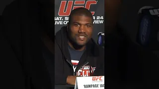 Jon Jones and Rampage Jackson TRASH TALK was something else…🤣 #mma