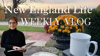 Shopping, Baking, Relaxing Moment, In the News - My week living in New England