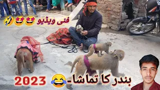 Bander bakra aur madari of punjab | FunnyMonkey Dance | Bander And Goat AndDog | Umar Pendu