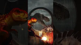 T-rex level 40 vs Jurassic world
