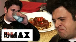 Adam Has A Hell Of A Night With This Ghost Chilli Ragu Sauce | Man V Food