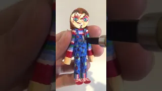 Drawing Paper Chucky Doll Figure (Primary to Scarred) #paperman #drawing #chucky #childsplay #short