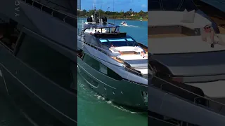 Miami Yachts. Riva Dolcevita 110 Haulover Inlet #shorts #subscribe