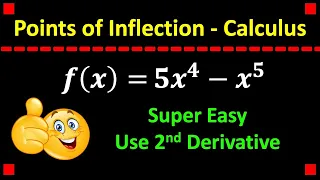 Finding Points of Inflection in Calculus