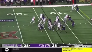 Kansas St Full Game Winning Drive in Overtime | TCU vs Kansas St | 2022 Big 12 Championship