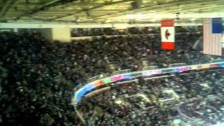 Goalie stops penalty shot!  Sharks win"