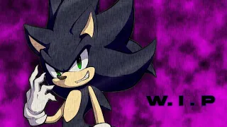 [W.I.P + Sprite Animation] Dark Sonic Test