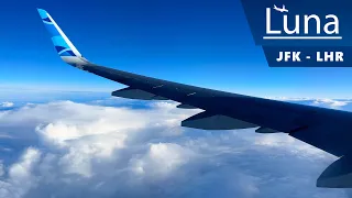 JetBlue Airways Airbus A321LR Flight From New York JFK to London Heathrow