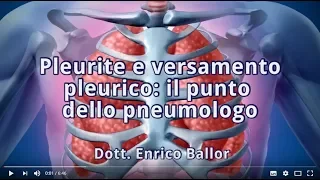 Pleurite e versamento pleurico: il punto dello pneumologo