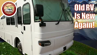 DIY Exterior RV Paint Job With This Method | No Expensive Equipment Needed | Saved 💲💲💲