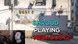 SHROUD PLAYING NEW DUST2. ESEA Rank S (Ft. m0e and just9n)