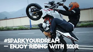 #SparkYourDream -- enjoy riding with VOGE 300R