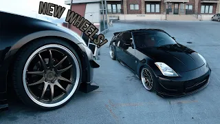 My 350z Gets New Wheels