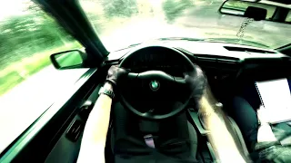 Driving without limit. E30 325i rally session #closedroad #VSIX