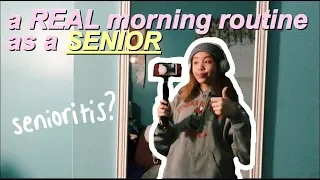 a REAL morning routine as a high school senior