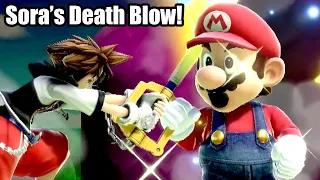 Sora's FINISHING DEATH BLOW On All Characters! (Smash Bros Ultimate)