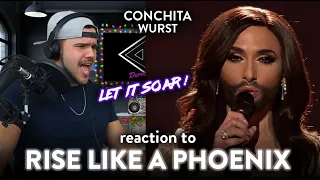 Conchita Wurst Reaction Rise Like a Phoenix LIVE EUROVISION (SOAR LIKE A PHOENIX!) | Dereck Reacts