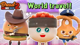 BreadBarbershop | World Travel with Bread! | english/animation/dessert/cartoon