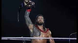 Roman Reigns, puso de pie al púbico mexicano en la lucha estelar del WWE SuperShow.