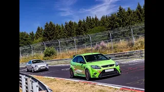 Battle of the FORDS! Puma 1.7 vs Focus RS MK2  Nurburgring Nordschleife BTG 17/07/2022