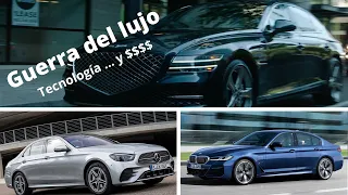 Genesis G80 2021 vs Mercedes-Benz E Class vs. BMW 5 Series