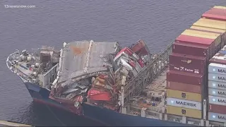 Cargo ship involved in Baltimore bridge collapse heads to Norfolk for repair