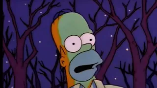 Homer Gets lost In The Woods 👽