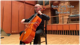 13/3/2024 Bach Cello Suite No.3 Sarabande