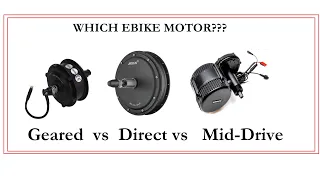 EP02 : What E-Bike Motor is best for you ? Hub vs Mid Deep Dive