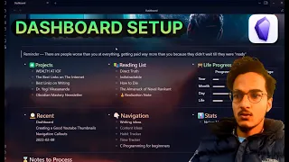 Building a Custom Dashboard in Obsidian For Easy Organization