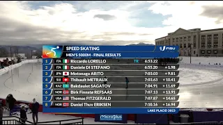 News Day 4 Speed Skating - Men's 5000m #LakePlacid2023