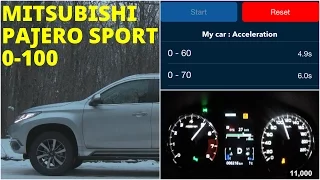 Mitsubishi Pajero Sport -  Acceleration 0-100 km/h (Racelogic)